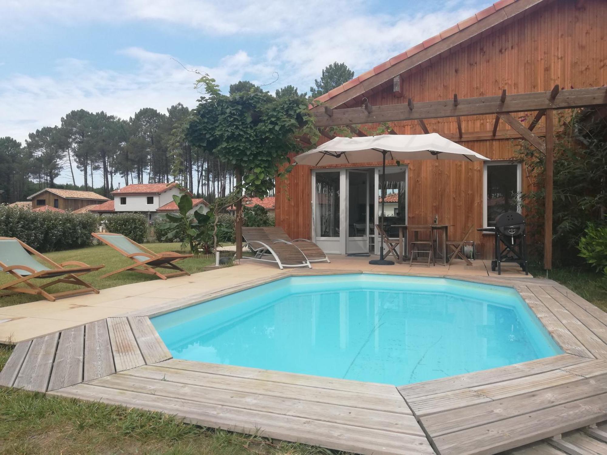 Maison Moderne Proche Lac Et Plage Léon Zewnętrze zdjęcie